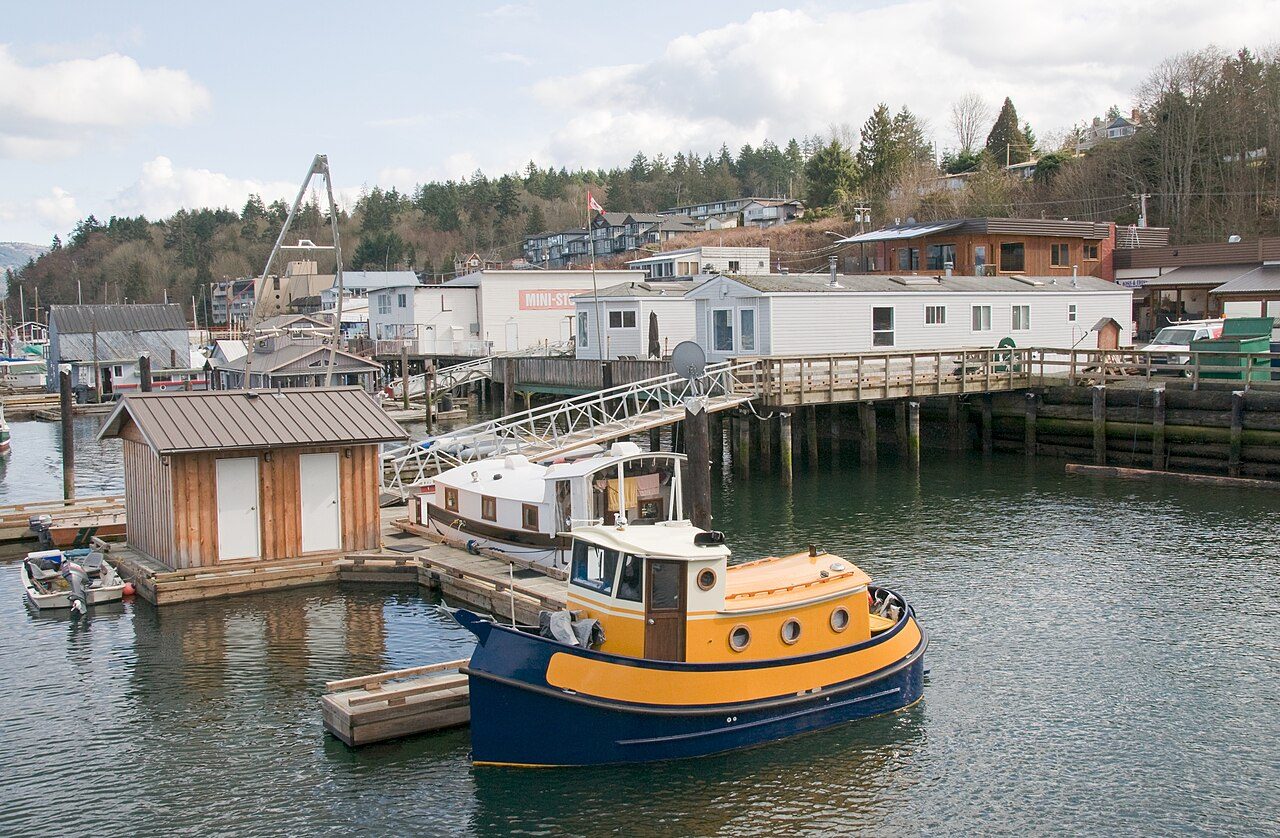 Cowichan Bay waterfront village, Vancouver Island