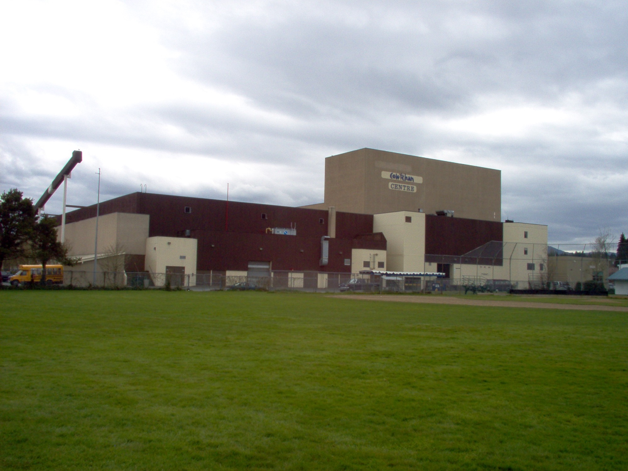 Exterior of the Cowichan Community Centre, Duncan, British Columbia